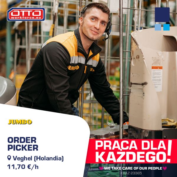 Rozpocznij karierę w Jumbo jako order picker - NL!