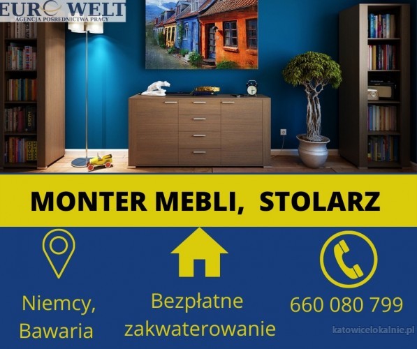 Niemcy- Monter w sklepie meblowym/ stolarz