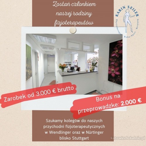 Oferta pracy dla fizjoterapeutów w Wendlingen Badenia Wirtembergia