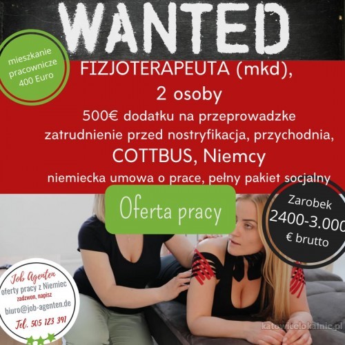 Fizjoterapeuto w Cottbus czeka praca dla ciebie i kolegi po fachu