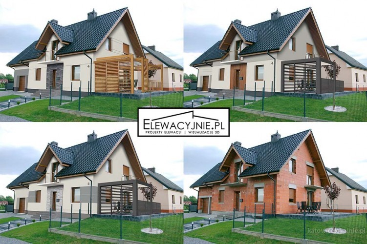 Projekt Elewacji Twojego Domu / elewacje wizualizacje 3d