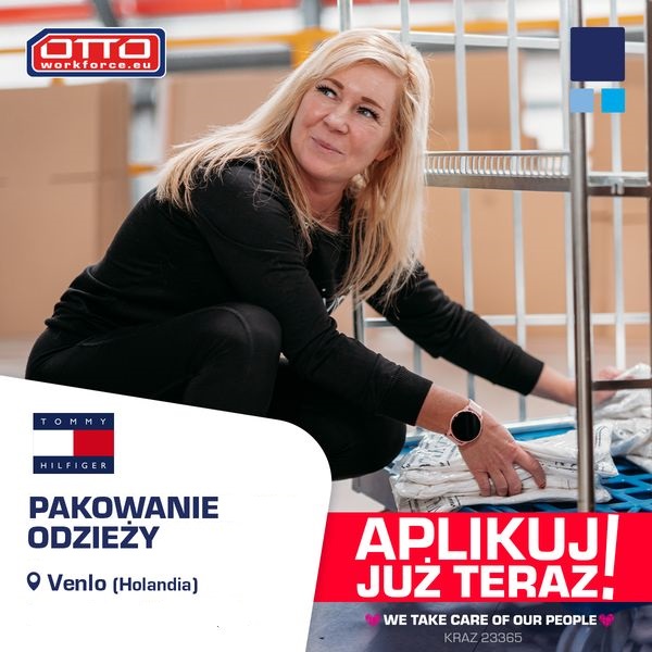 Holandia – pakowanie odzieży Tommy Hilfiger!