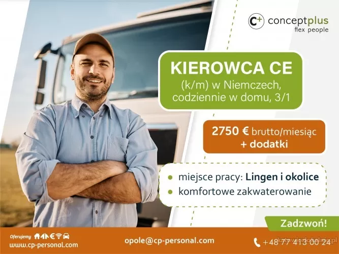 Kierowca CE w Niemczech