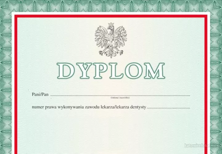 Wystawimy dyplom, maturę, magistra i inżyniera.