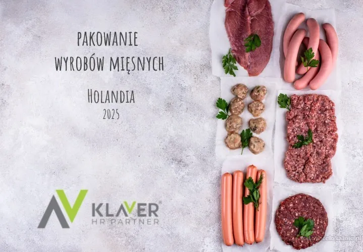 Pakowanie produktów mięsnych! Holandia