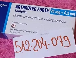 Aborcja  Arthrotec tabletki poronne