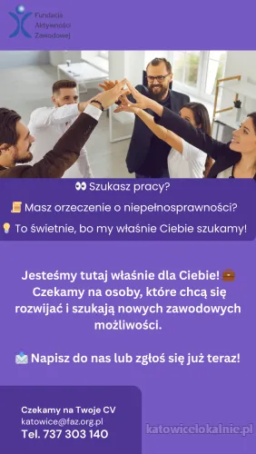 Szukasz pracy? Pomożemy!