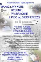 Wakacyjny kurs rysunku w szkole rysunku Elipsa 2025