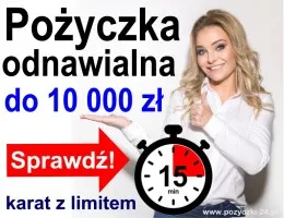 Pożyczka odnawialna do 10 000 zł
