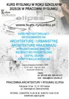 Kurs Rysunku Architektura zapisy na rok szkolny 2025/2026