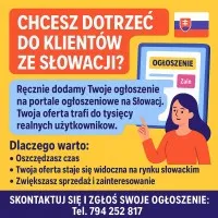 dodawanie ogłoszeń Słowacja - publikacja ogłoszeń Słowacja