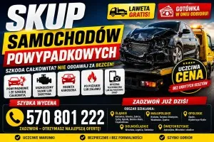 Skup aut powypadkowych | Skup samochodów uszkodzonych | LAWETA GRATIS