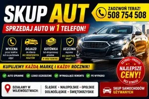 Skup samochodów każdej marki - gotówka od ręki, dojeżdżamy do Ciebie