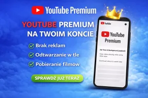 Kod aktywacyjny YouTube Premium  3 miesiące
