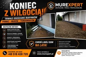 Osuszanie budynków, izolacja fundamentów, iniekcja krystaliczna Śląsk